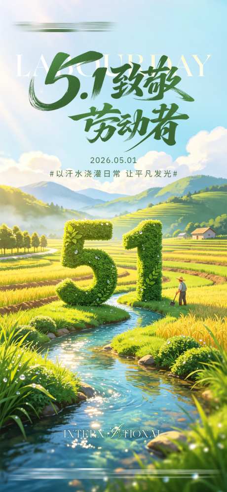 51劳动节海报