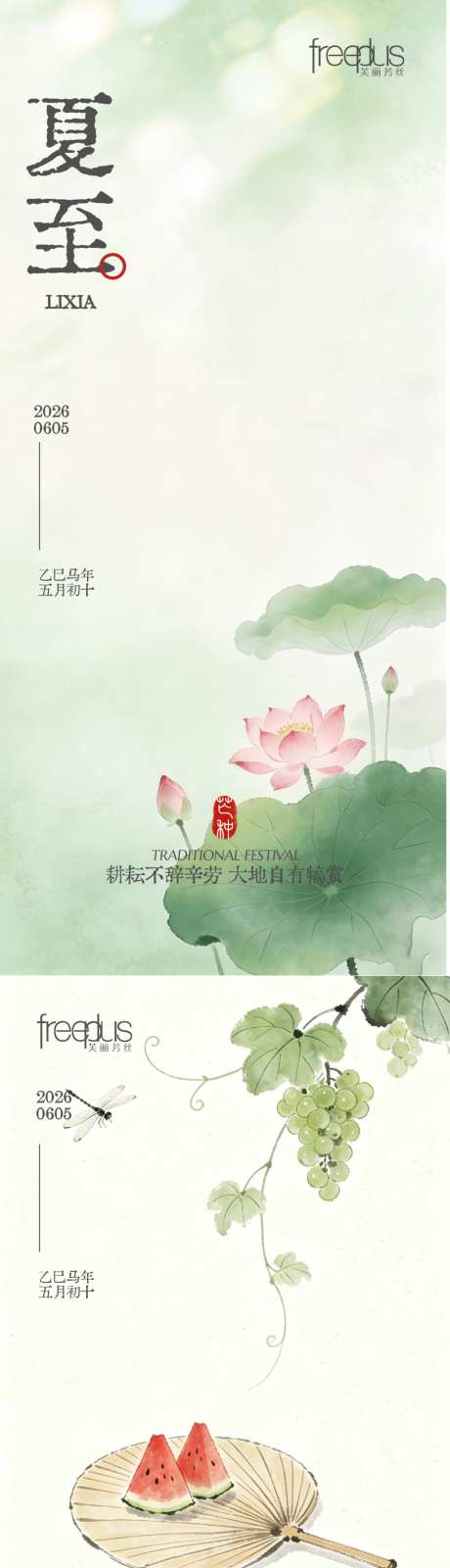 夏至节气海报