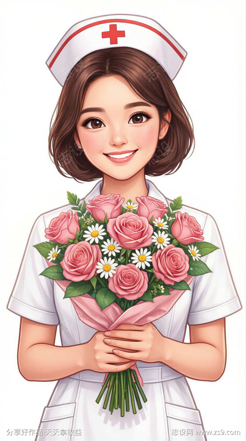 护士节插画