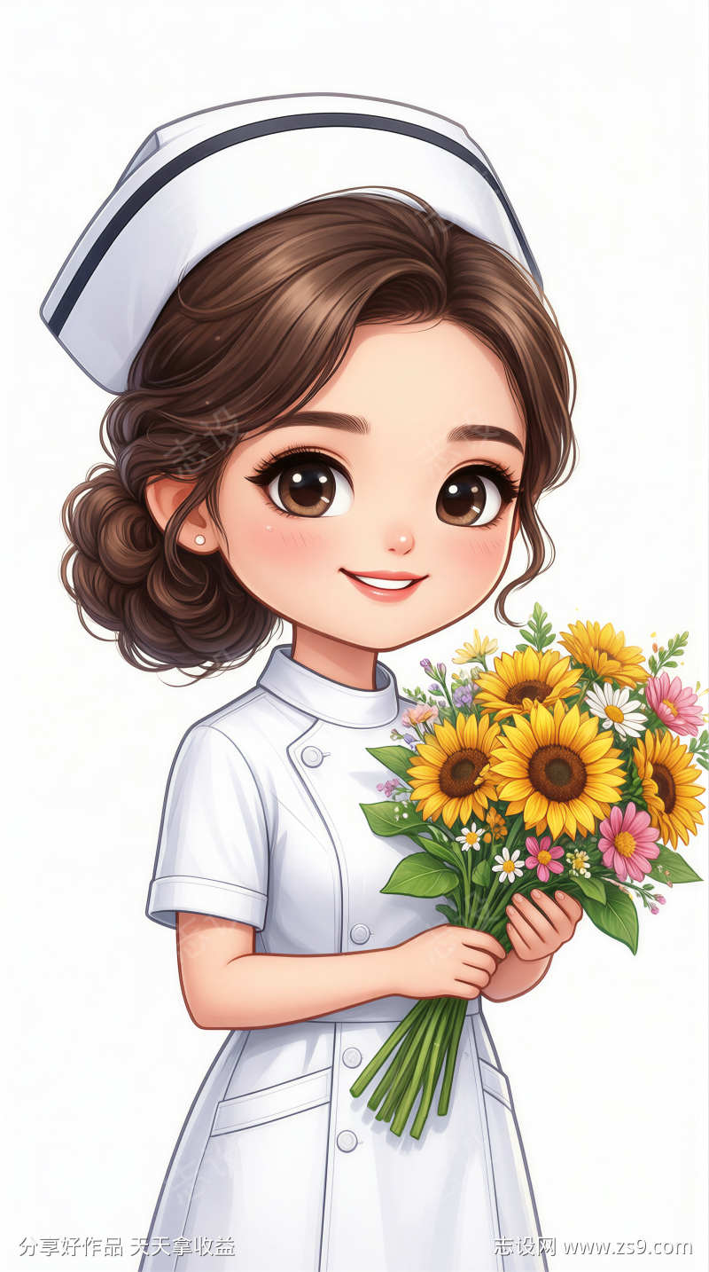 护士节插画