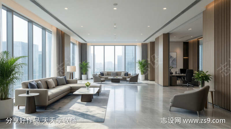 高端写字楼办公大堂
