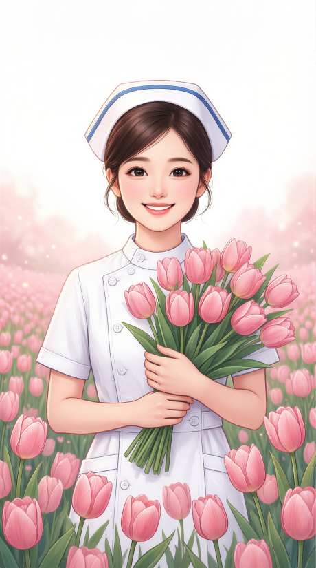 护士节插画