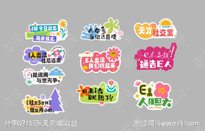 MBTI人格I人E人手举牌