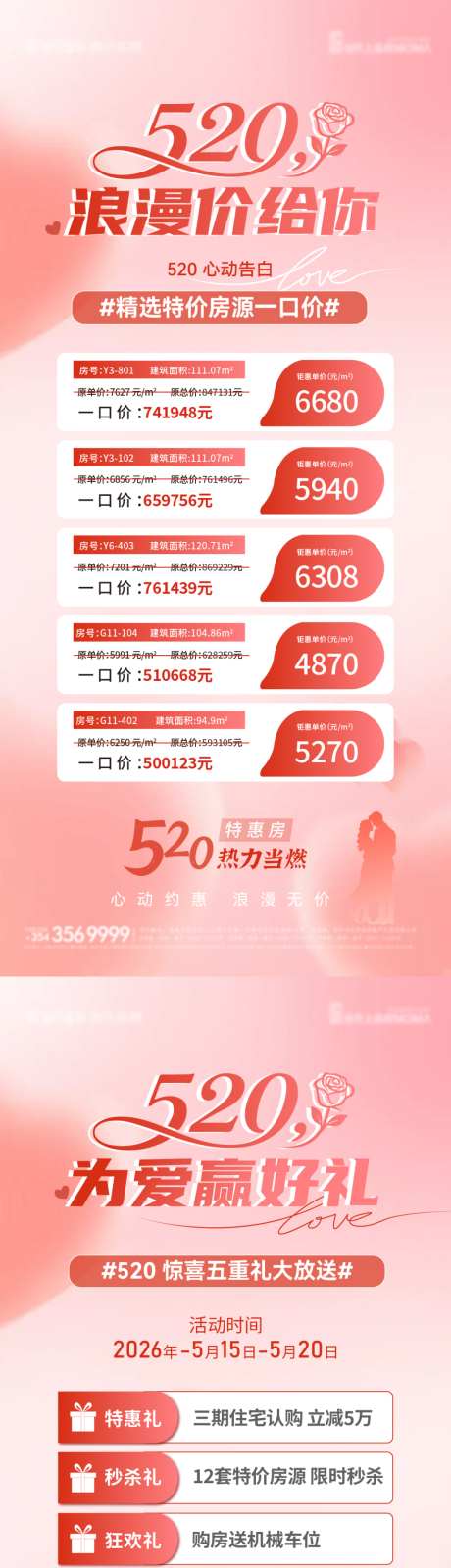 520特价房五重礼活动海报_源文件下载_AI,PSD格式_1024X4423像素-简约,热销,五重礼-作品编号:2026050913391412-志,设ˉ网