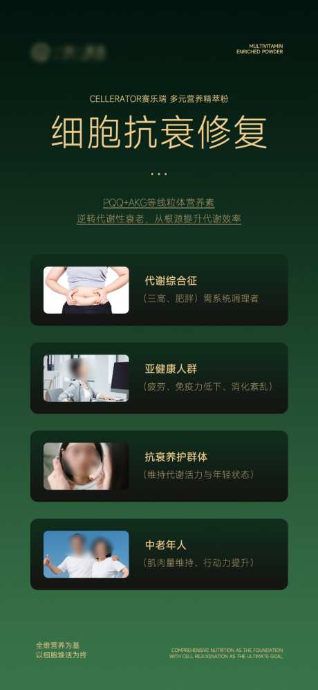 营养粉产品海报