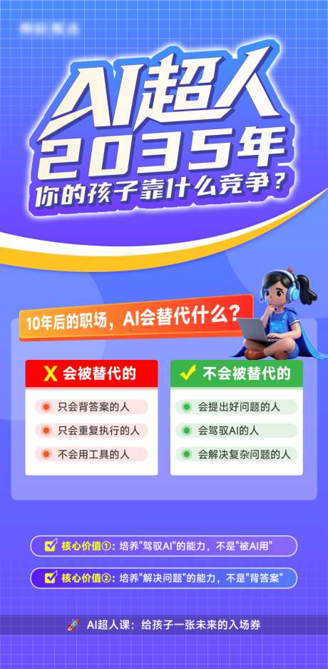 核心价值海报
