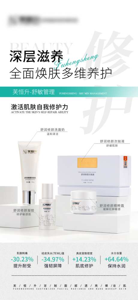 美业产品海报
