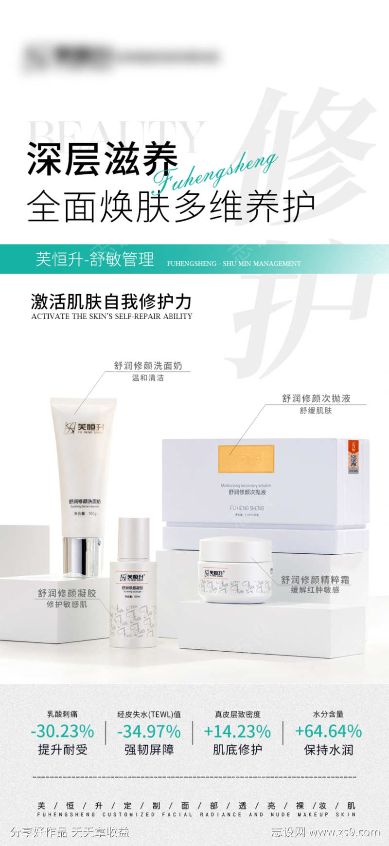 美业产品海报