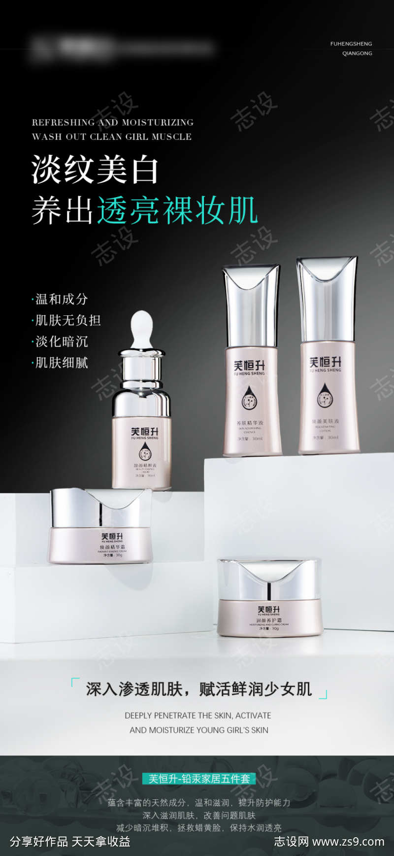 美业产品海报