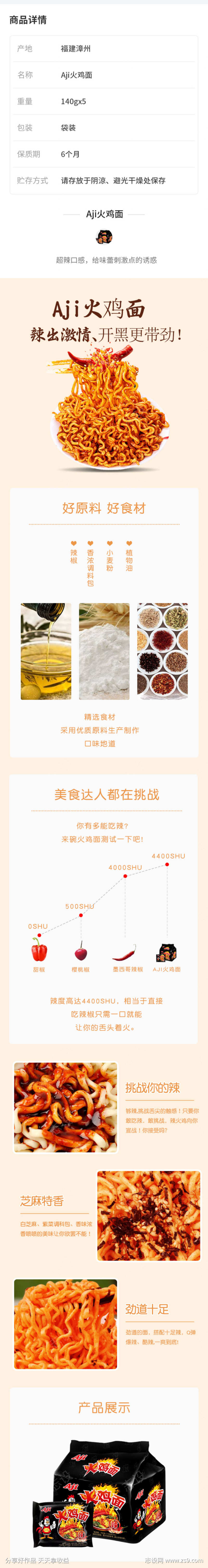 火鸡面详情页