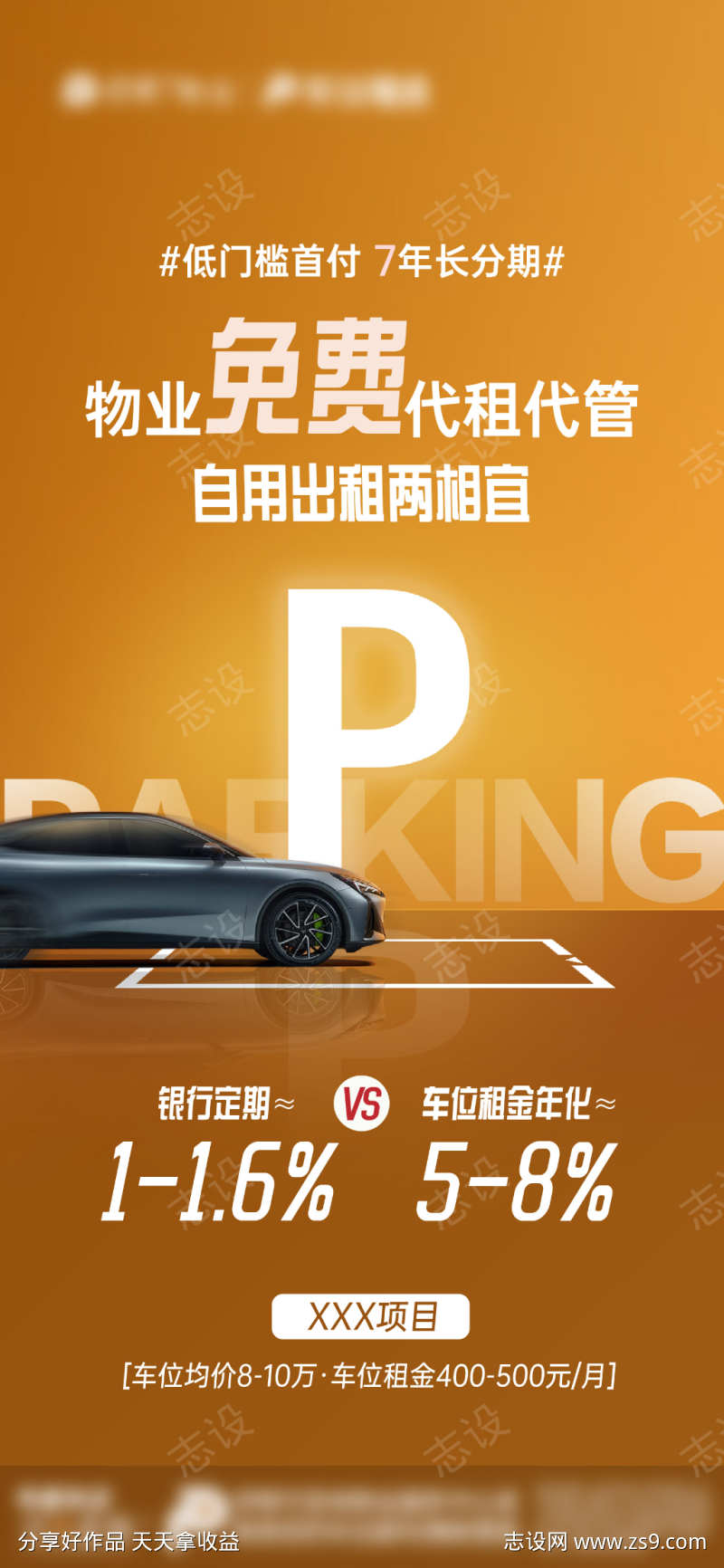 车位代租价值微推