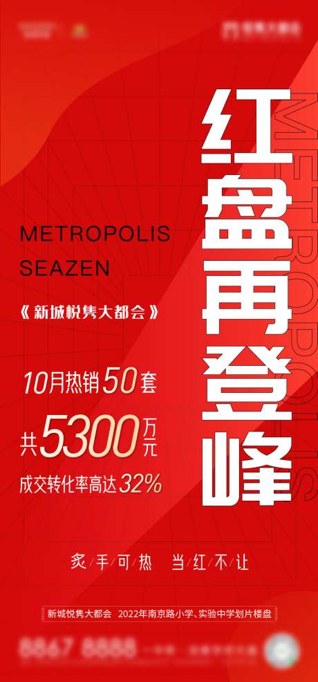 地产热销海报