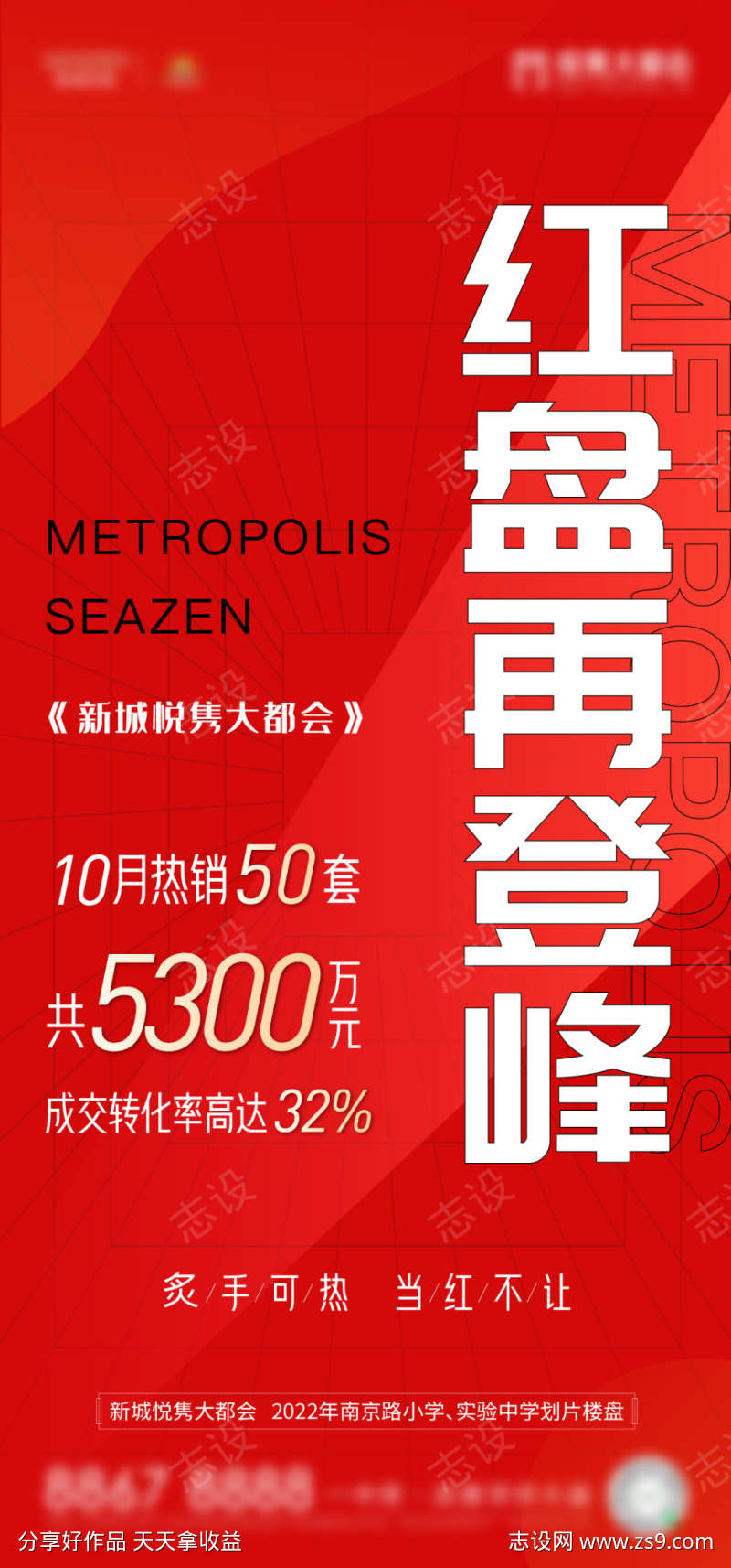地产热销海报