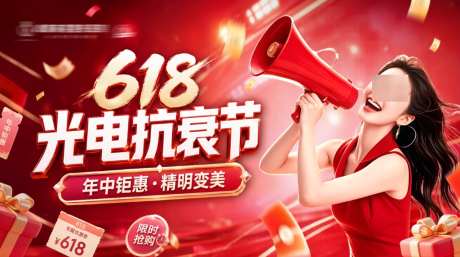 医美618年中钜惠抗衰活动主KV电商创意_源文件下载_PSD格式_1024X571像素-美容,质感,美业-作品编号:2026051809014137-志˱设‘网