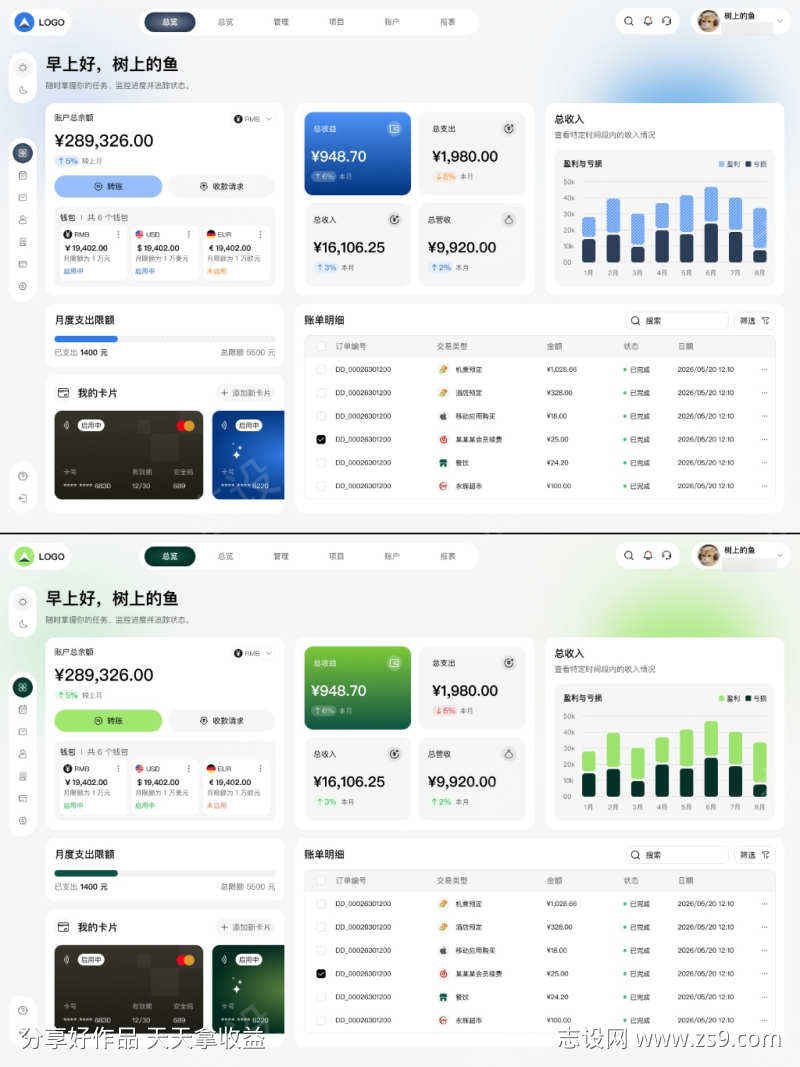 财务管理后台ui界面