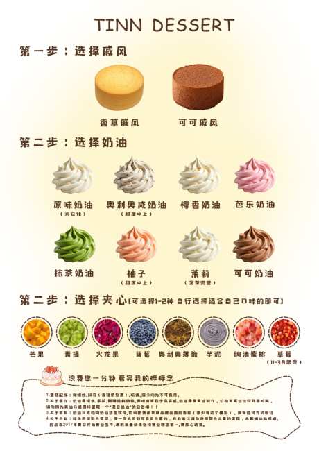 蛋糕制作步骤海报