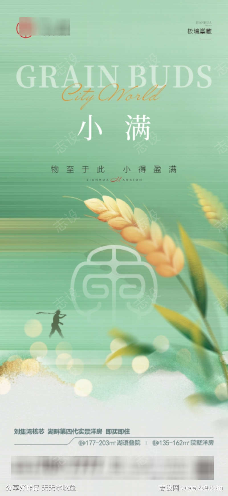 小满节气海报