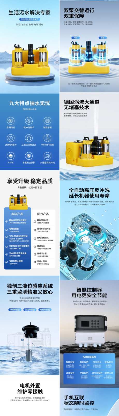 污水提升泵详情页