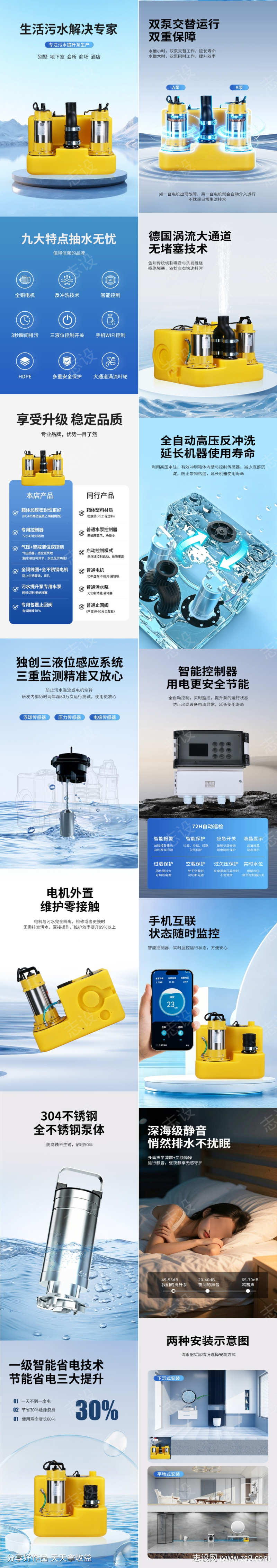 污水提升泵详情页