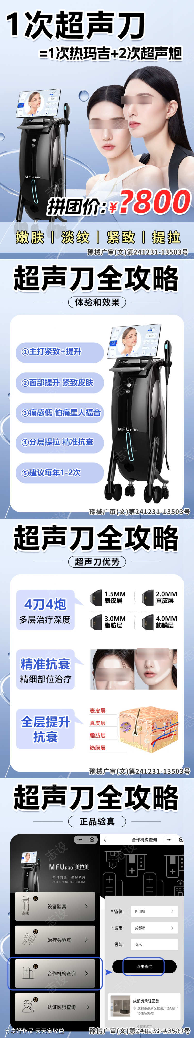 超声刀全攻略小红书医美笔记封面