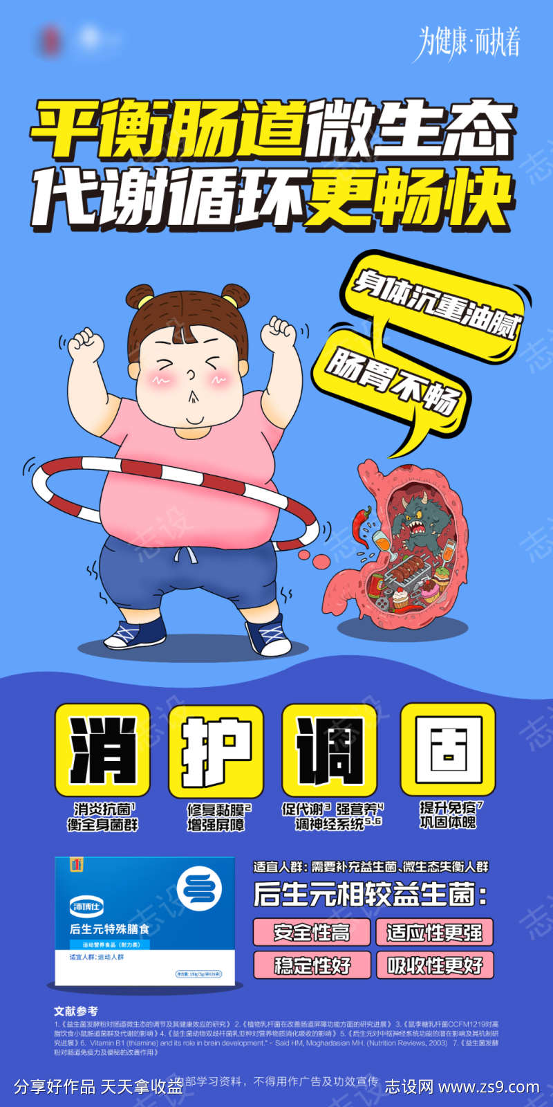肠道健康后生元