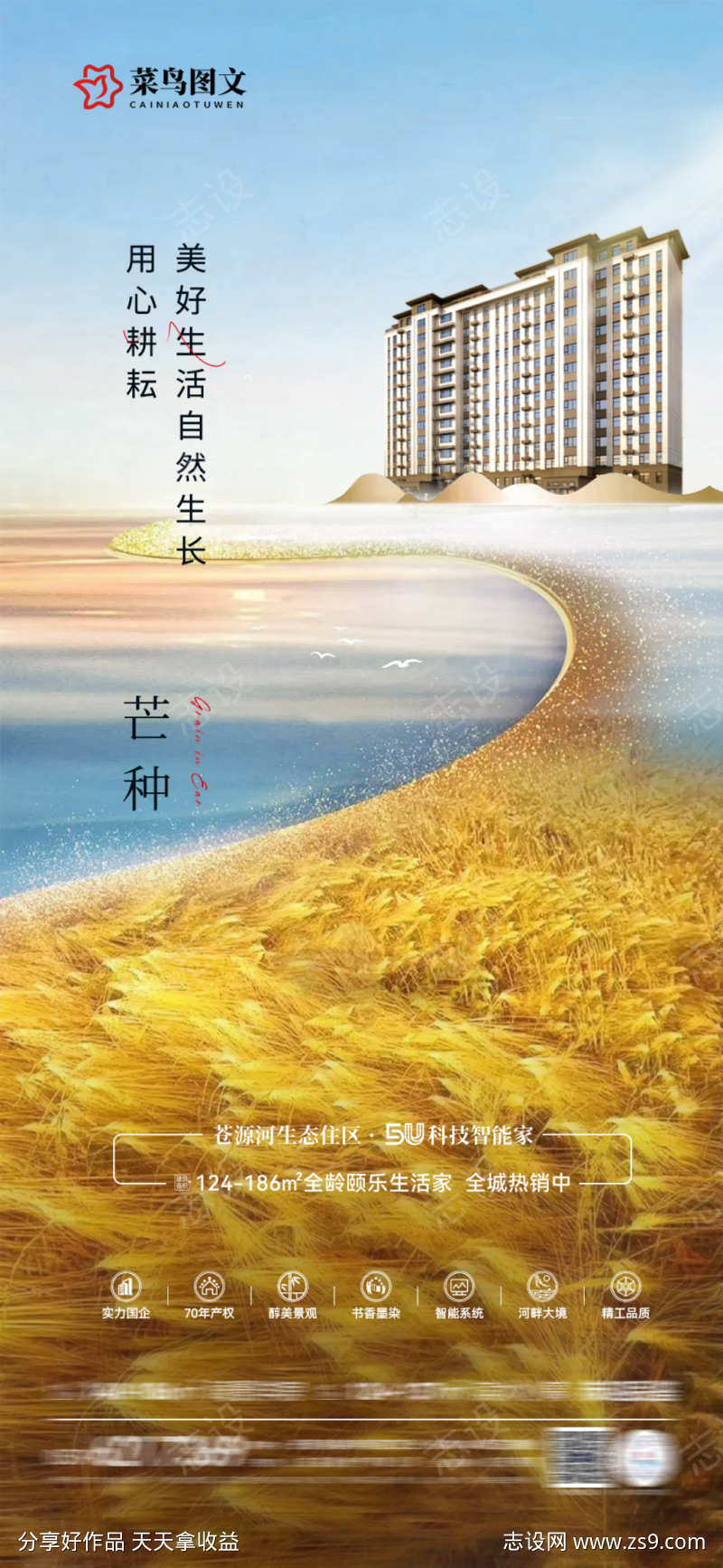 芒种节气海报