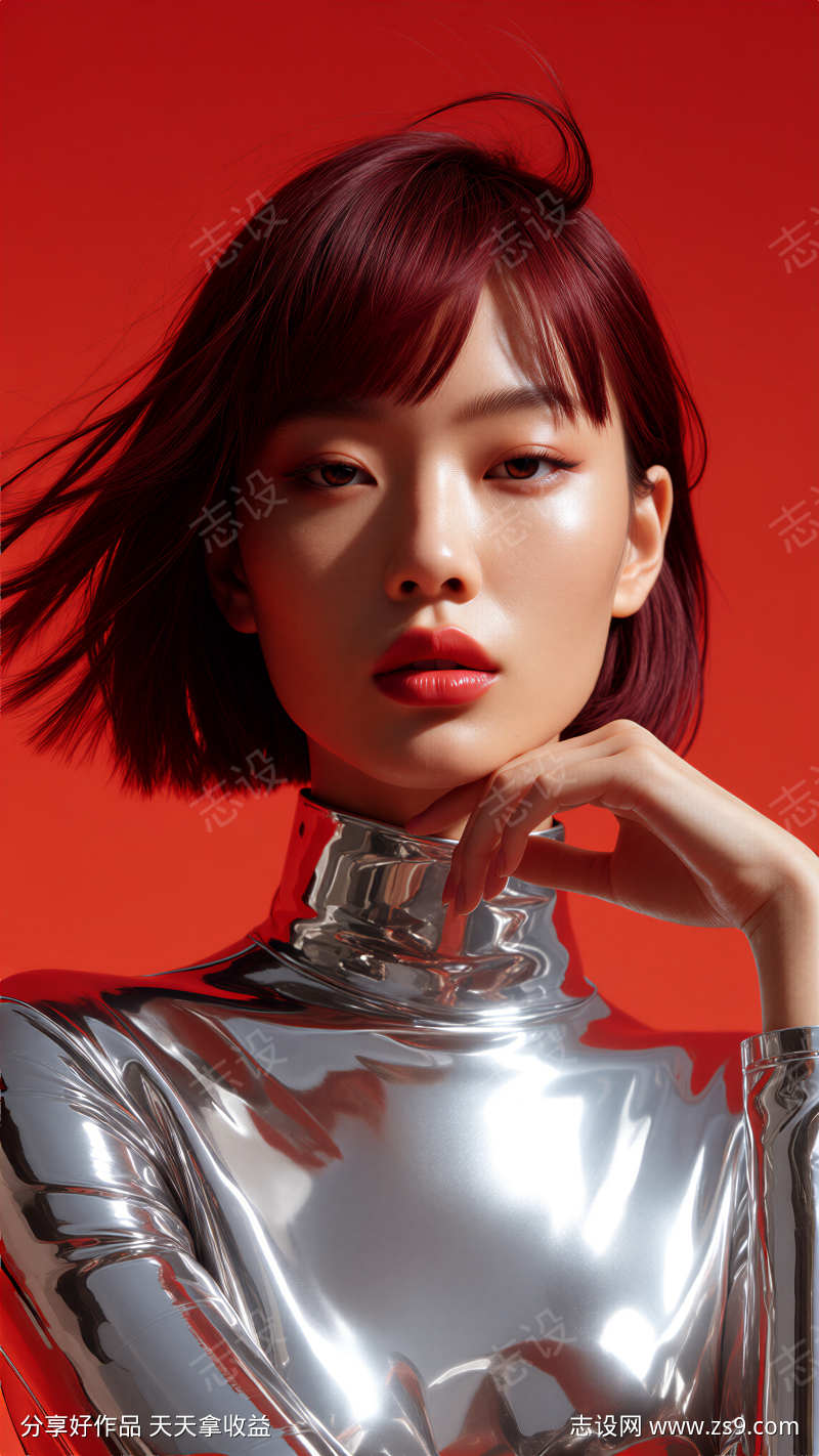 医美人物模特图