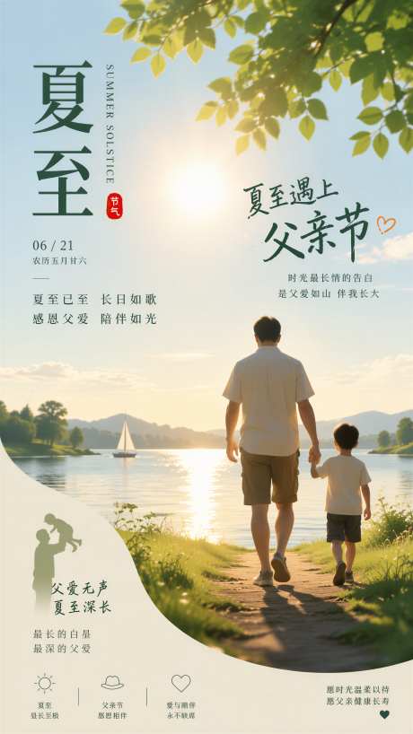 夏至遇上父亲节