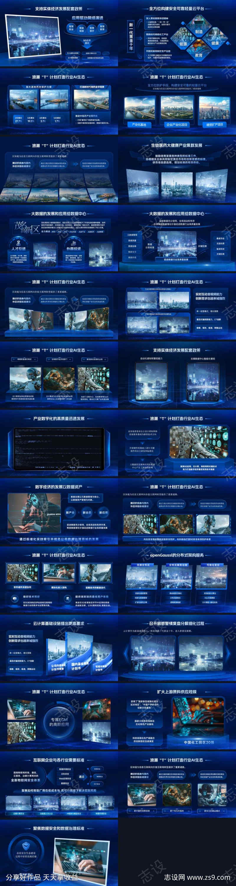 科技风AI人工智能汇报PPT