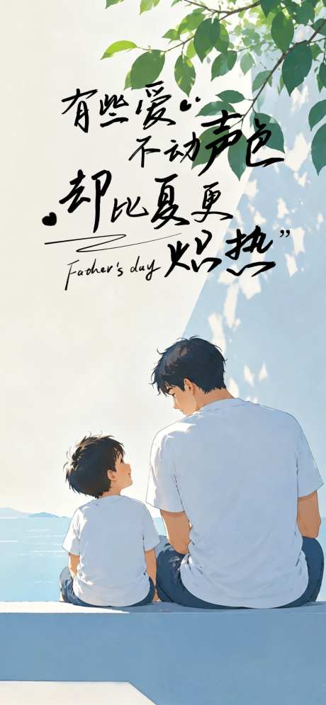 父亲节海报