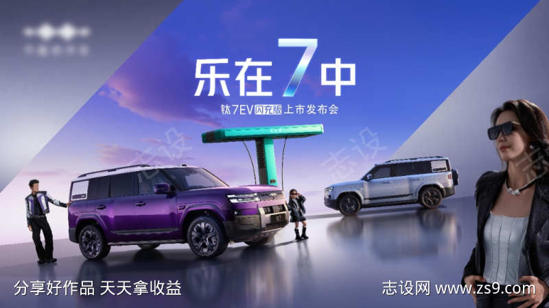 汽车上市海报