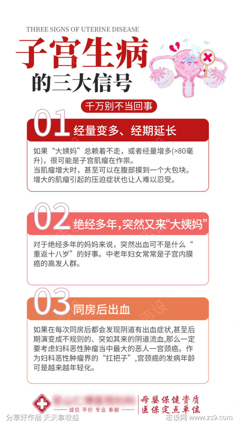 妇科检查宫颈癌子宫月经不调同房出血