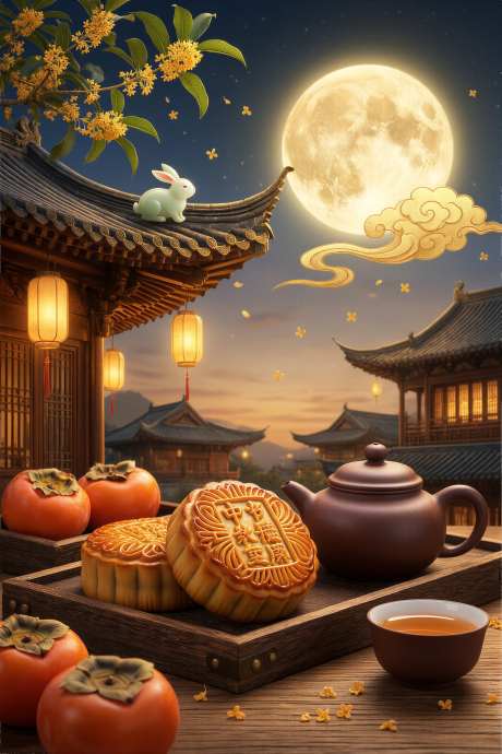 中秋节的夜晚