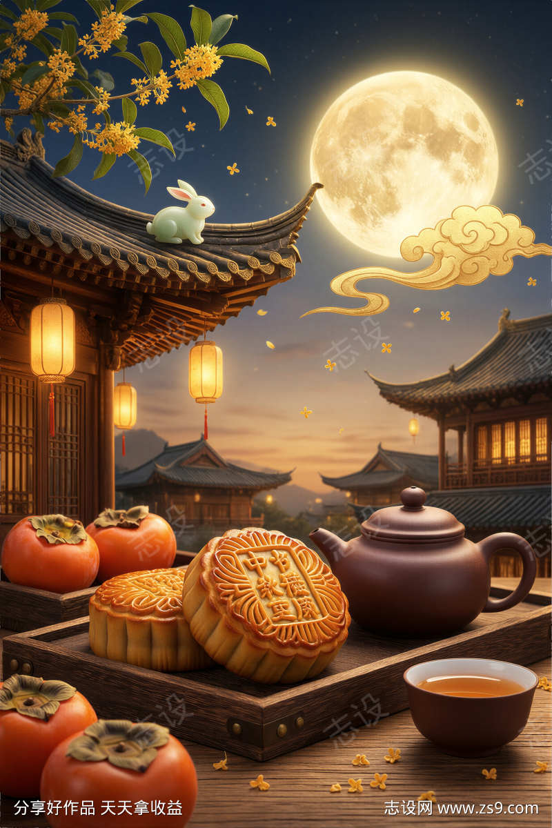 中秋节的夜晚