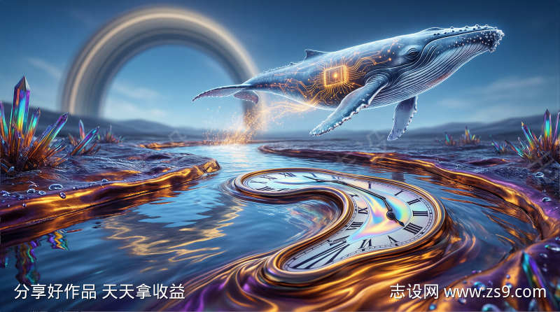 液态金属河达利式软钟时空透镜