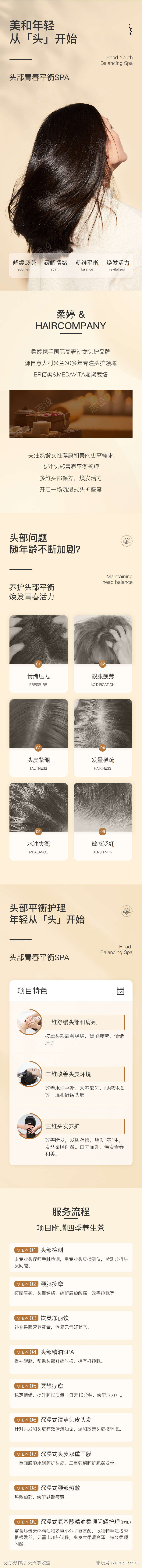 头皮护理项目详情