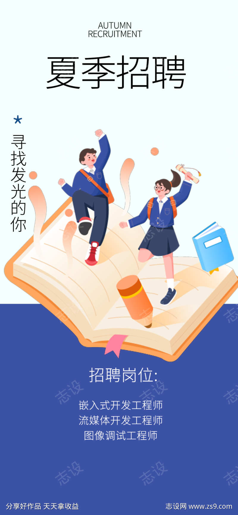 招聘的海报