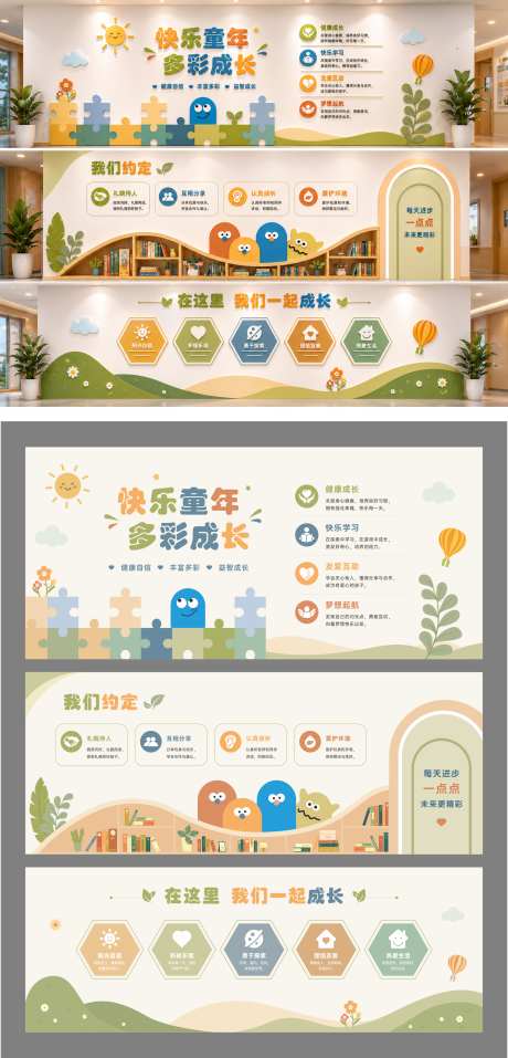 幼儿园文化背景板文化墙_源文件下载_CDR格式_2128X4427像素-幼儿园,教育,文化-作品编号:2026070702438428-志˜设˙网