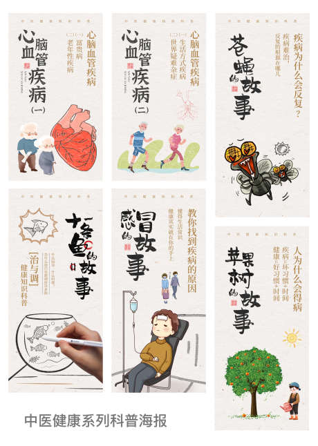 中医健康系列科普海报_源文件下载_PSD格式_1920X2696像素-医疗,中医,健康-作品编号:2026070802517656-志’设ˈ̹网