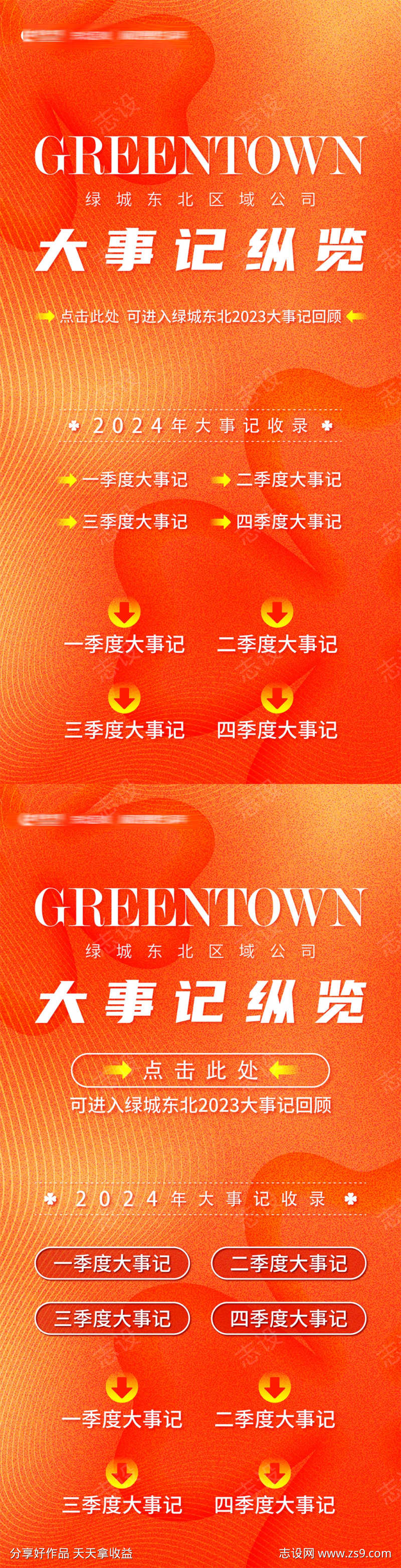 房地产大事记纵览大事记回顾封面海报