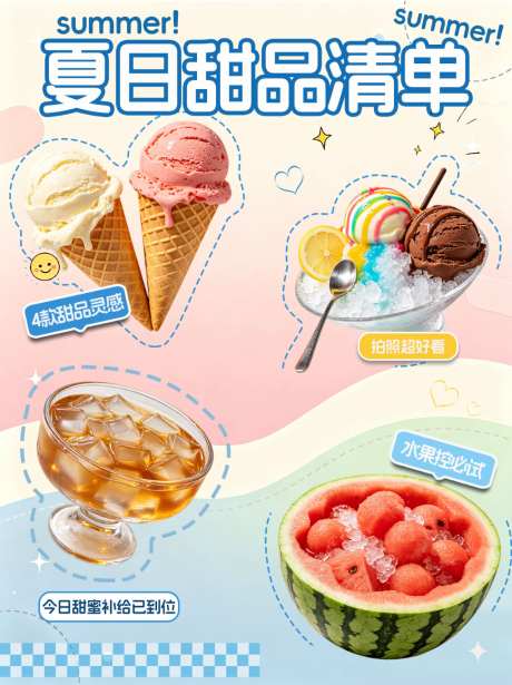 清新马卡龙浅蓝冰淇淋甜品合集海报模板_源文件下载_PSD格式_1024X1368像素-清新,海报,糖水-作品编号:2026071609379538-志ˇ设˜网
