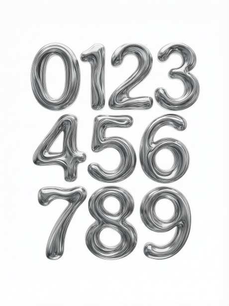 创意字体设计数字字体