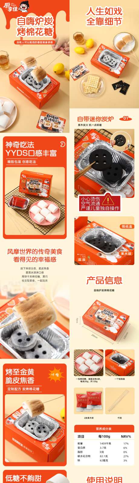 烤棉花糖详情页_源文件下载_PSD格式_1024X4952像素-烤棉花糖,简约,烤串-作品编号:2026072910522716-志ˈ̹设`网