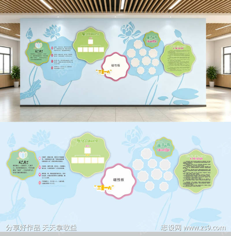 校园廉洁文化墙环创设计