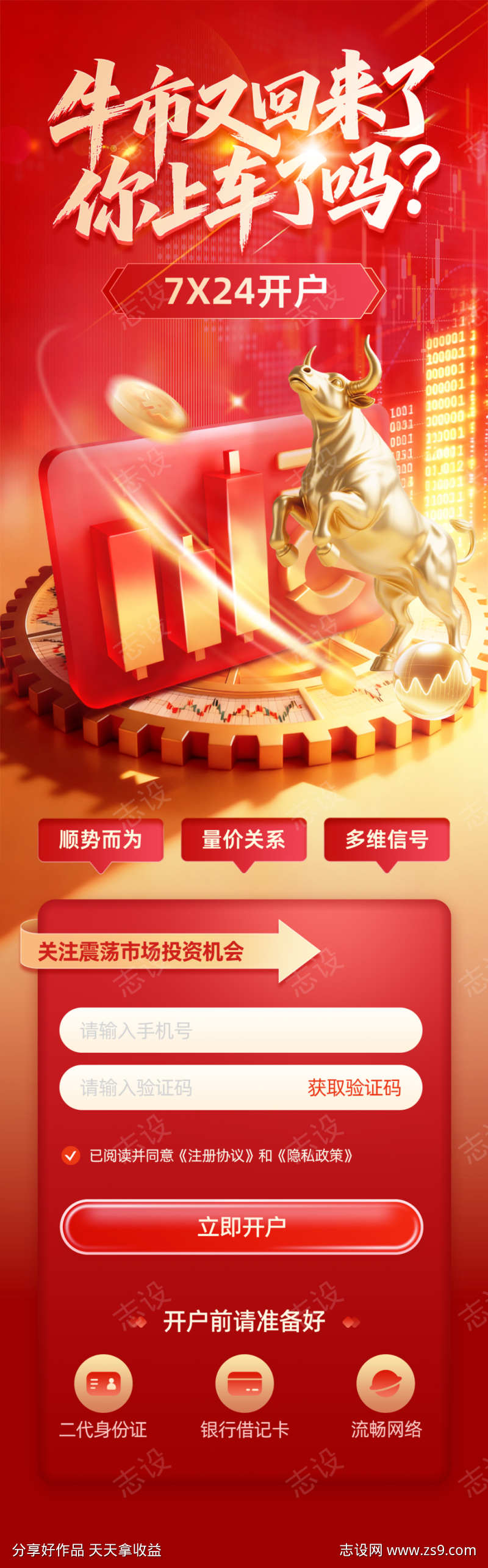 牛市又回来了开户长图页面