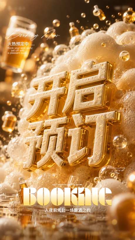 早场预订海报