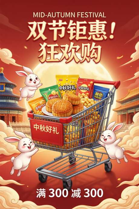 双节钜惠狂欢购_AI图片下载_采样_1056X1584像素-满减,购物,电商-作品编号:2026081214563310-志`设·网