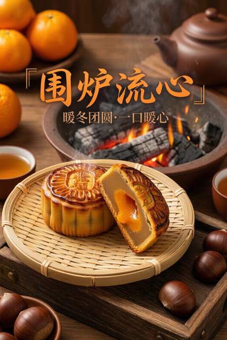 月饼流心海报_AI图片下载_采样_1056X1584像素-中式,糕点,传统-作品编号:2026081614283565-志ˇ设’网