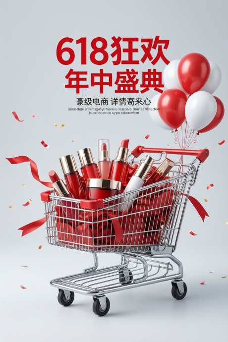 618电商首图_AI图片下载_采样_1056X1584像素-购物车,气球,狂欢-作品编号:2026081614337956-志ʹ֣֤֚֫֗ׄ设ʹ֣֤֚֫֗ׄ网