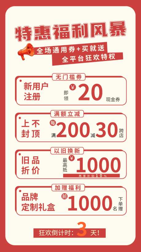 福利活动海报_源文件下载_PSD格式_1024X1820像素-海报,福利,活动-作品编号:2026081911577612-志˱设·网